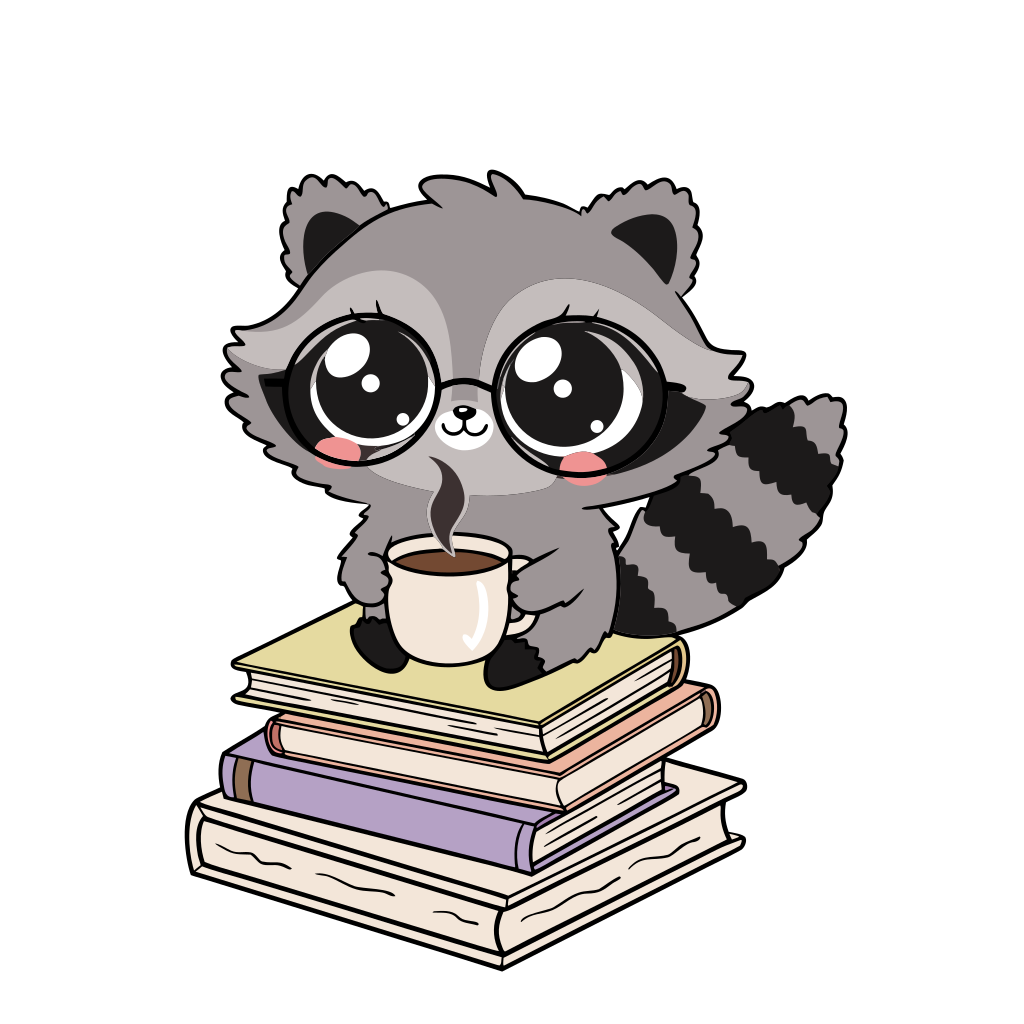 Bookworm Raccoon Shirt Cute Trash Panda Reading Tee Librarian Book Lover Gift for Women and Kids Funny Animal Lover Book - image 2