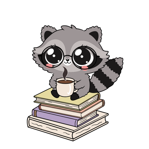Bookworm Raccoon Shirt Cute Trash Panda Reading Tee Librarian Book Lover Gift for Women and Kids Funny Animal Lover Book - image 2