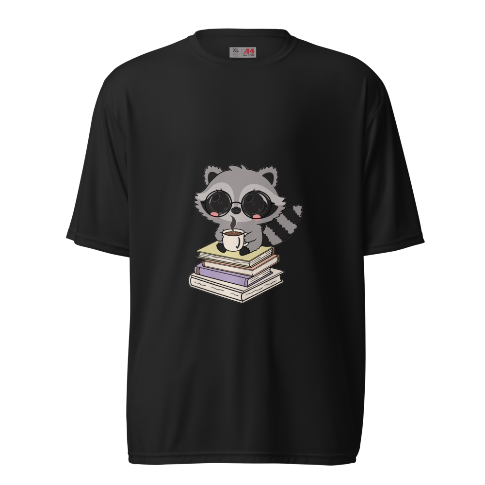 Bookworm Raccoon Shirt Cute Trash Panda Reading Tee Librarian Book Lover Gift for Women and Kids Funny Animal Lover Book - image 3