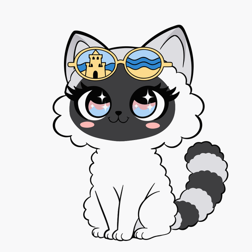 Beach Raccoon Shirt | Cute Trash Panda Summer Tee | Tropical Vacation Animal Lover Gift | Soft Unisex Fit | Unique Gift  - image 2