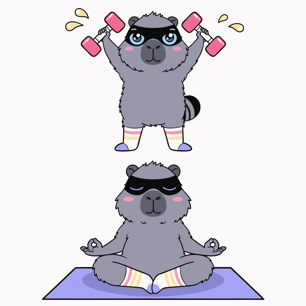 Raccoon Yoga Shirt | Funny Trash Panda Meditating Tee | Zen Animal Lover Gift - image 2