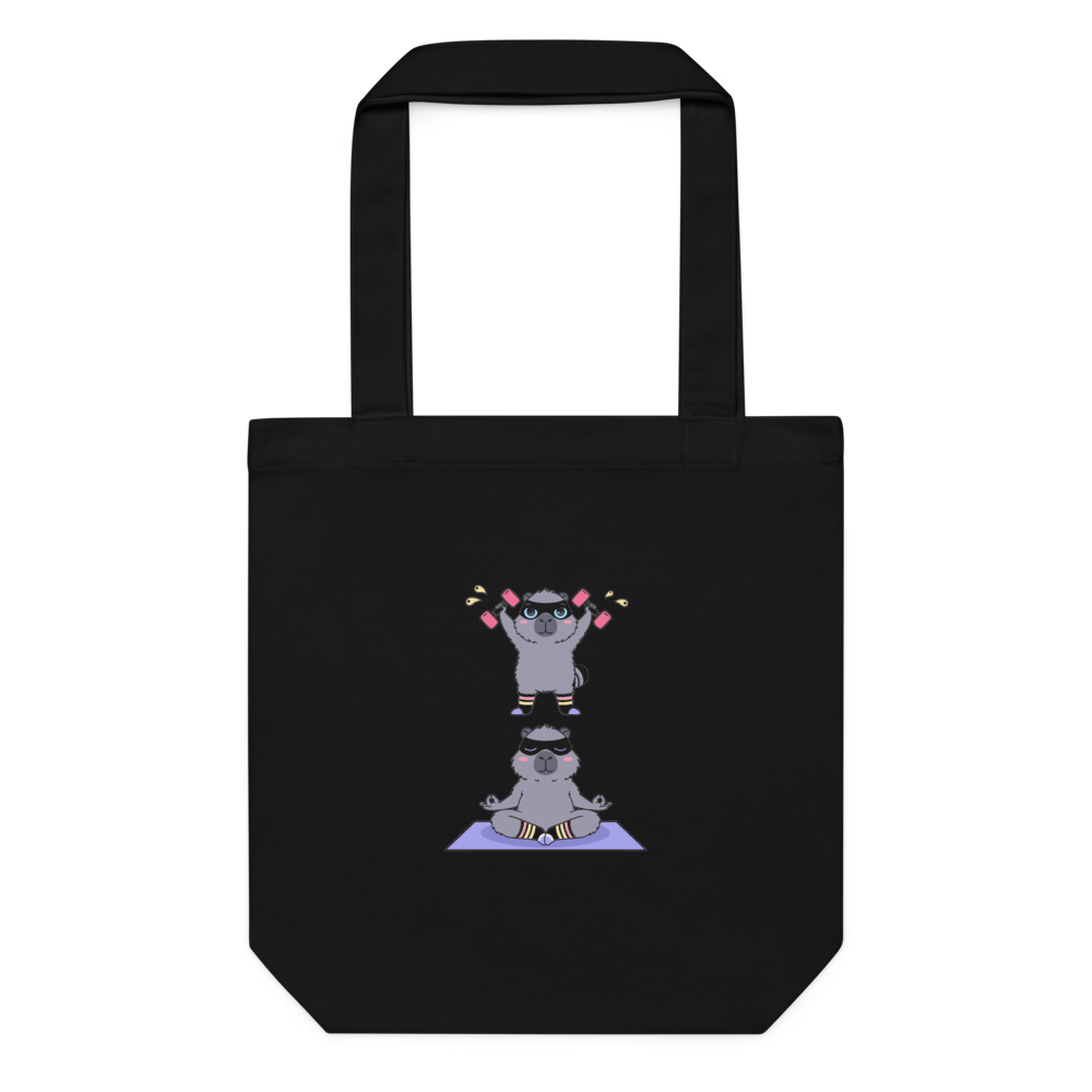 Raccoon Yoga Shirt | Funny Trash Panda Meditating Tee | Zen Animal Lover Gift - image 3