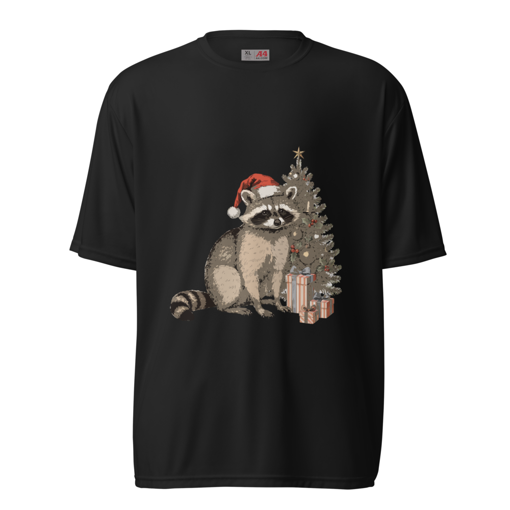 Christmas Raccoon Shirt | Cute Trash Panda Santa Tee | Holiday Animal Lover Gift - image 7