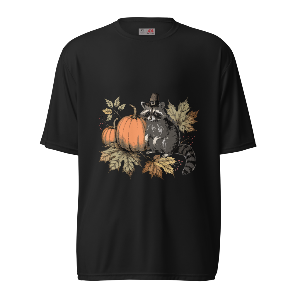Raccoon Shirt Women Cute Trash Panda Pumpkin Tee Fall Autumn Thanksgiving Cottagecore Gift For Her Animal Lover Mama Coz - image 3