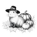 Thanksgiving Capybara Shirt | Cute Capybara Turkey Tee | Fall Animal Lover Gift