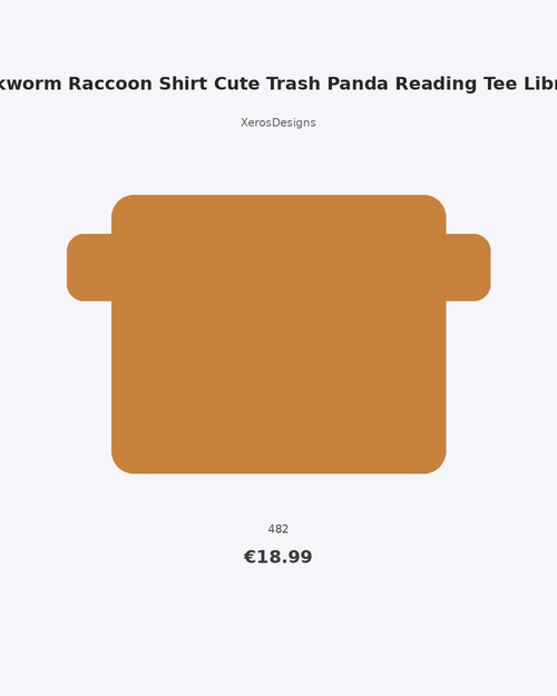 Bookworm Raccoon Shirt Cute Trash Panda Reading Tee Libraria