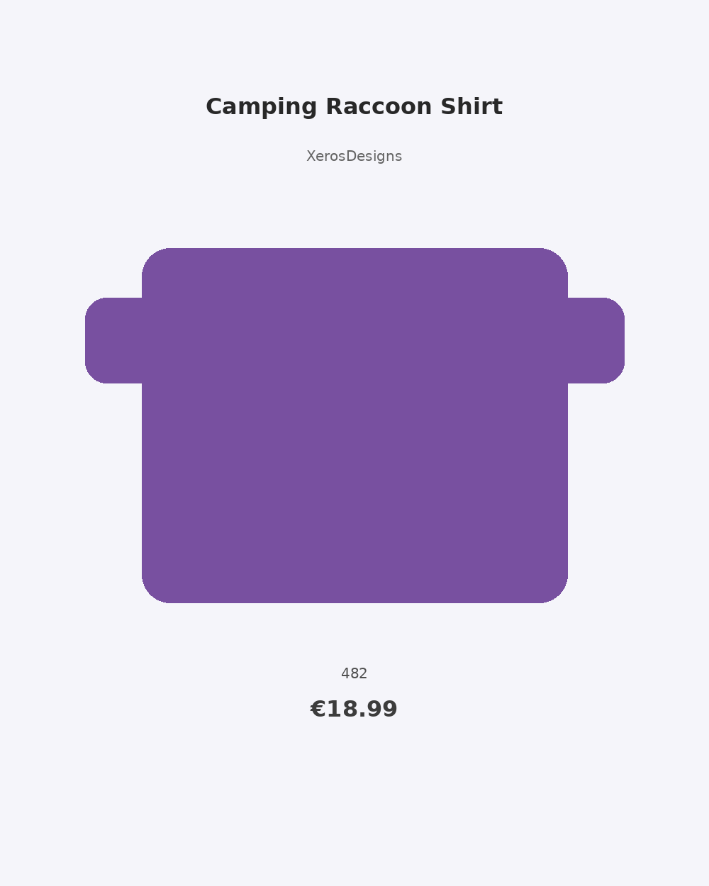 Camping Raccoon Shirt | Cute Trash Panda Camper Tee | Funny 