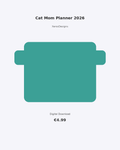 Cat Mom Planner 2026 | Cute Cat Printable Planner | Digital 