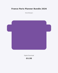 France Paris Planner Bundle 2026 | French Travel Printable P