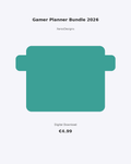 Gamer Planner Bundle 2026 | Video Game Printable Planner | D
