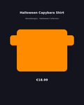 Halloween Capybara Shirt | Cute Capybara Ghost Tee | Spooky Animal Lover Gift