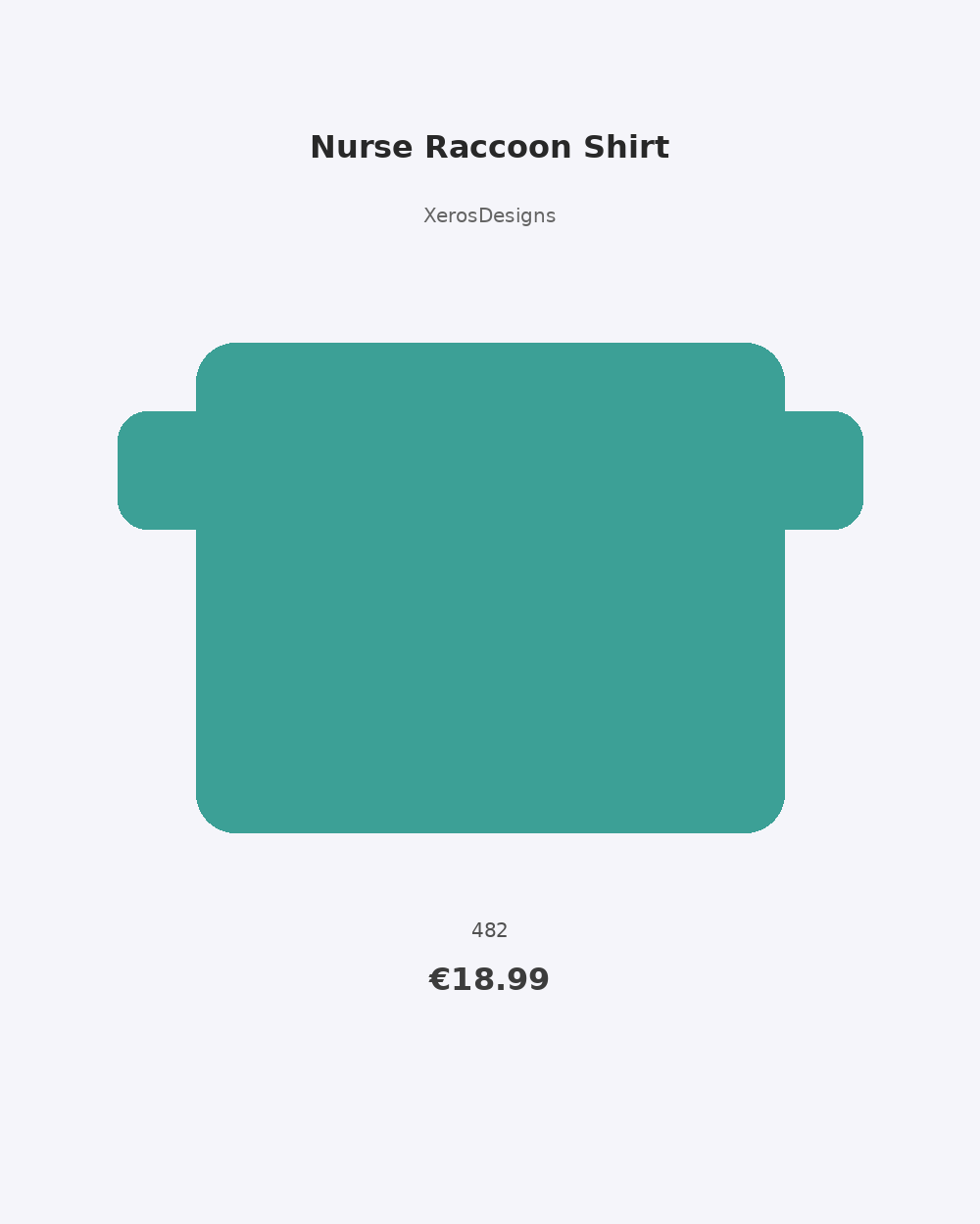 Nurse Raccoon Shirt | Cute Trash Panda Healthcare Hero Tee |