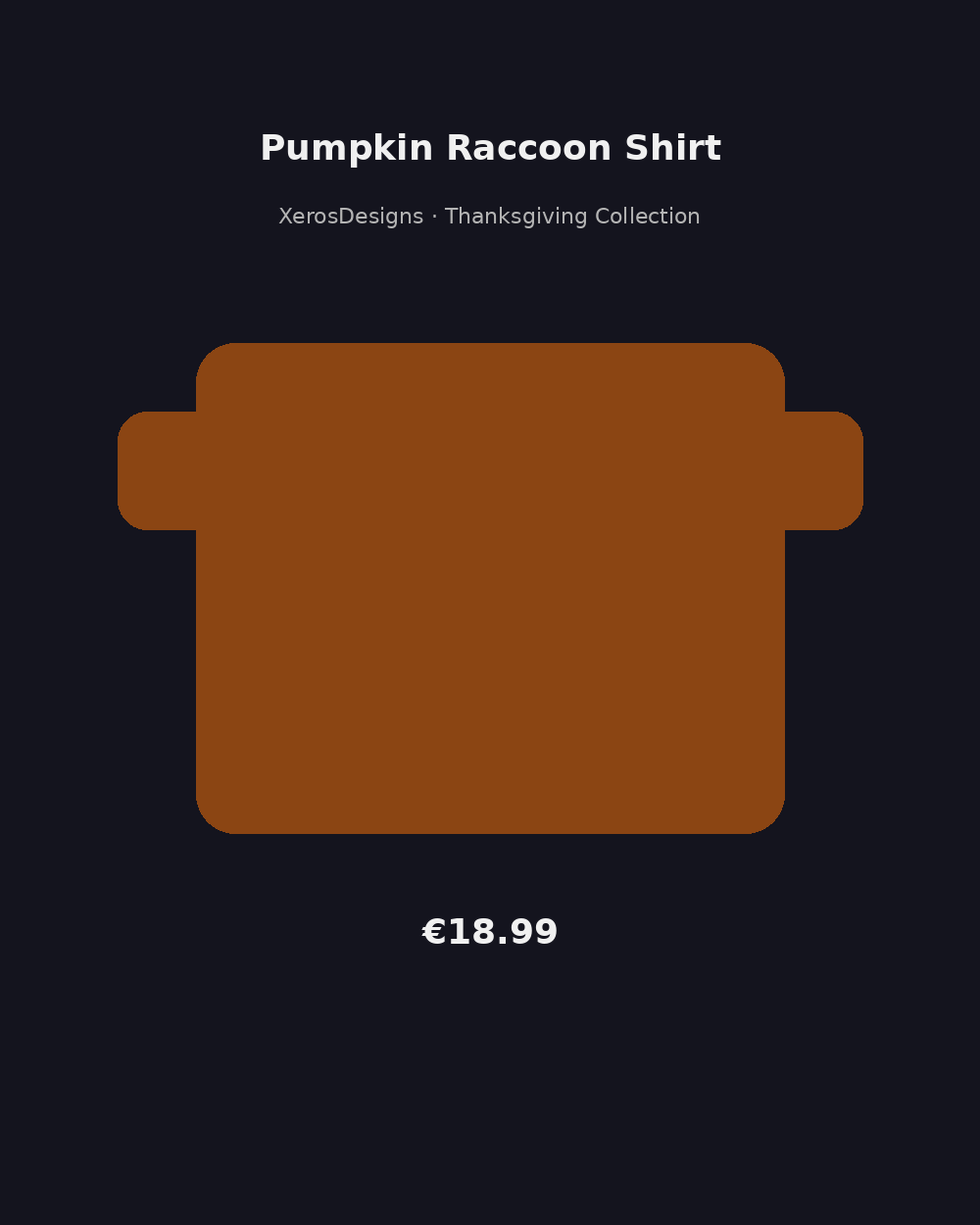 Pumpkin Raccoon Shirt | Cute Trash Panda Fall Tee | Autumn Animal Lover Gift