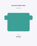 Raccoon Guitar Shirt | Cute Trash Panda Music Tee | Musician