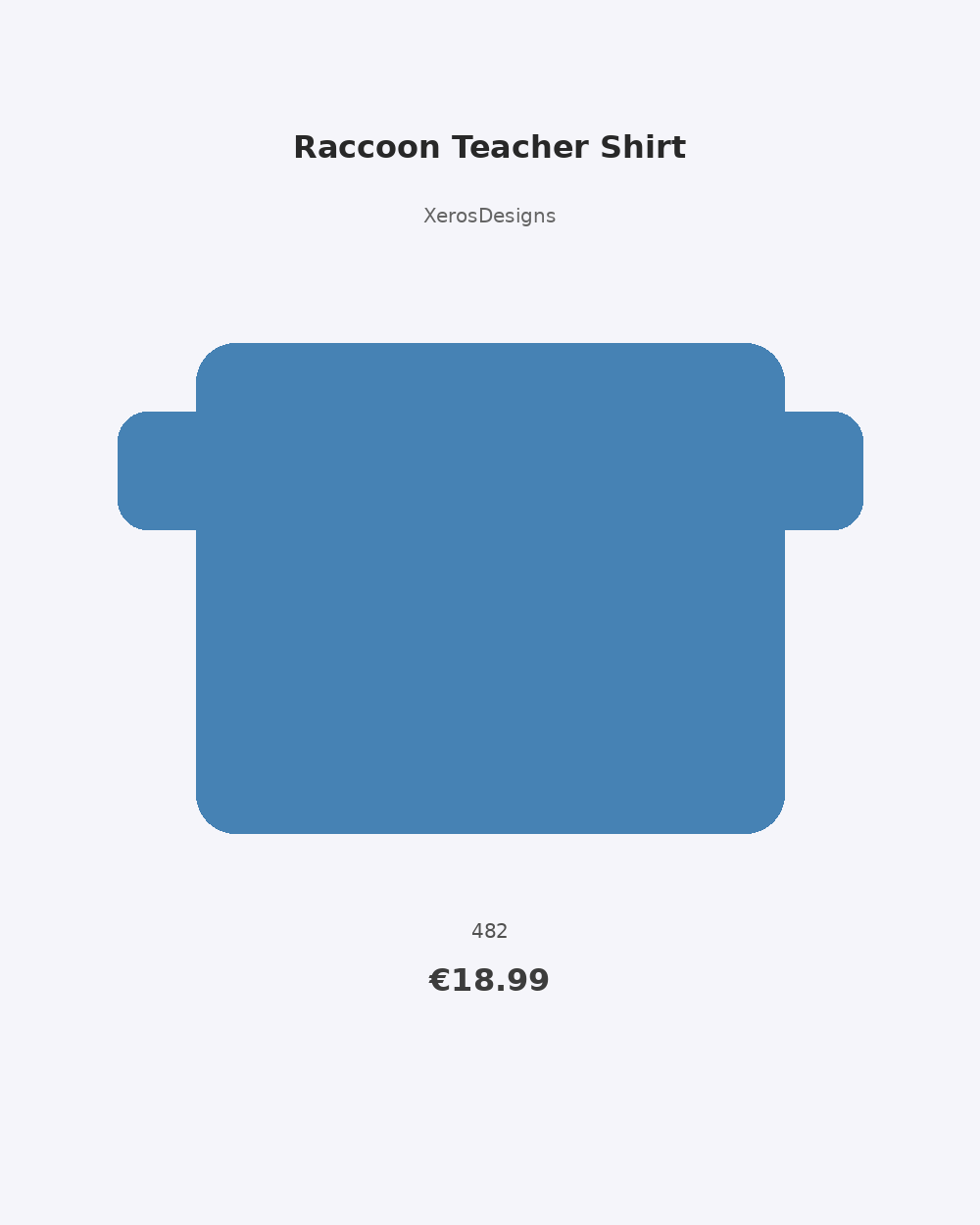Raccoon Teacher Shirt | Funny Trash Panda Educator T-Shirt |