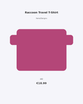Raccoon Travel T-Shirt | Cute Trash Panda Adventure Tee | Fu