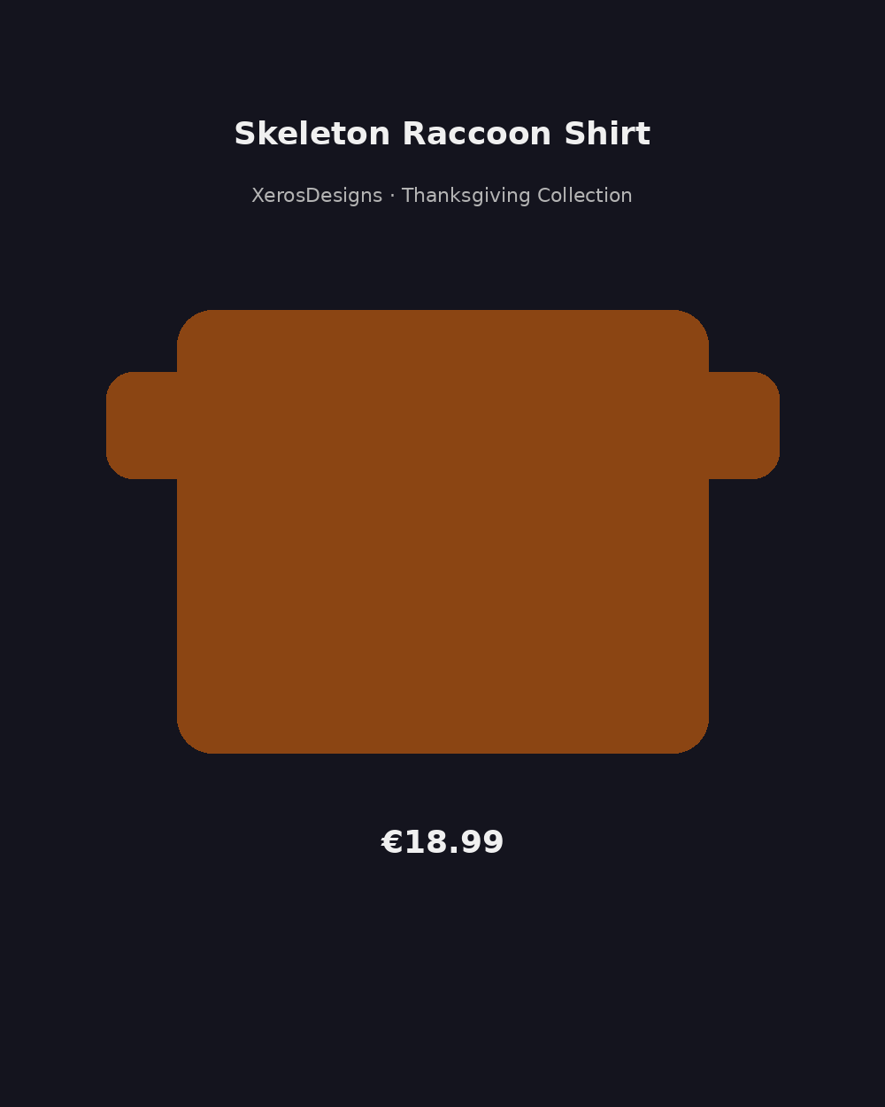 Skeleton Raccoon Shirt | Cute Trash Panda X-Ray Tee | Funny Halloween Gift