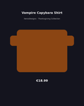 Vampire Capybara Shirt | Cute Capybat Dracula Tee | Funny Halloween Gift