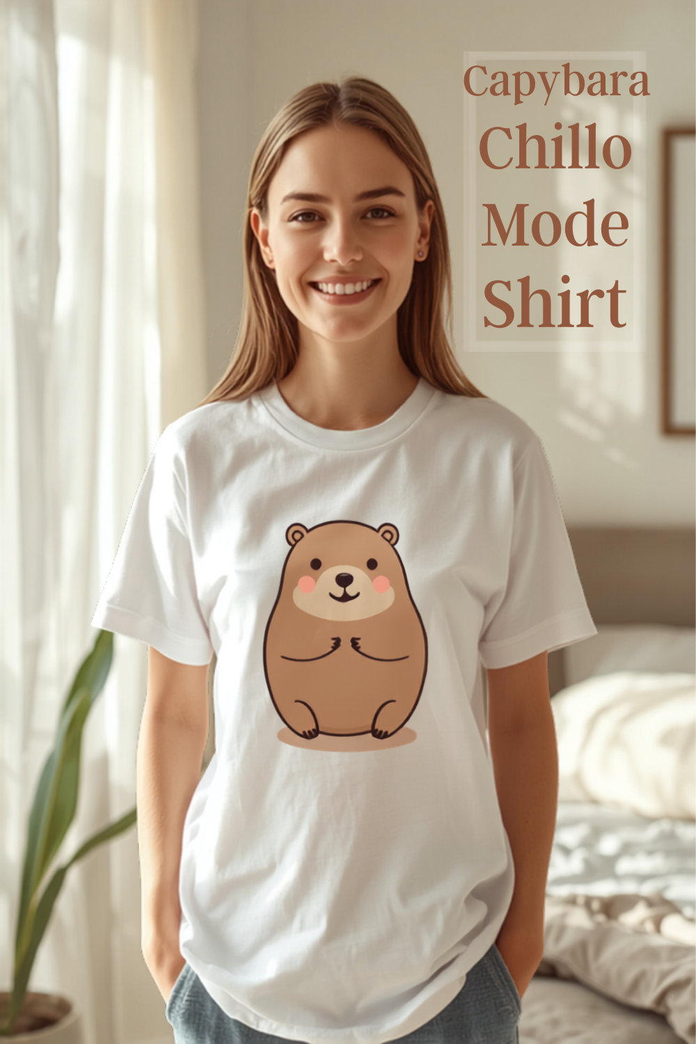 Capybara Chill Mode Shirt | Cute Relaxed Capybara Tee | XerosDesigns