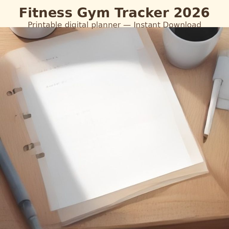 Fitness Gym Tracker 2026