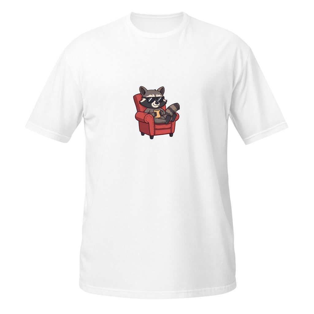 Raccoon Shirt Lazy Trash Panda Tee Funny Couch Introvert Gift for Her Weekend Vibe Cozy Animal Lover T-Shirt
