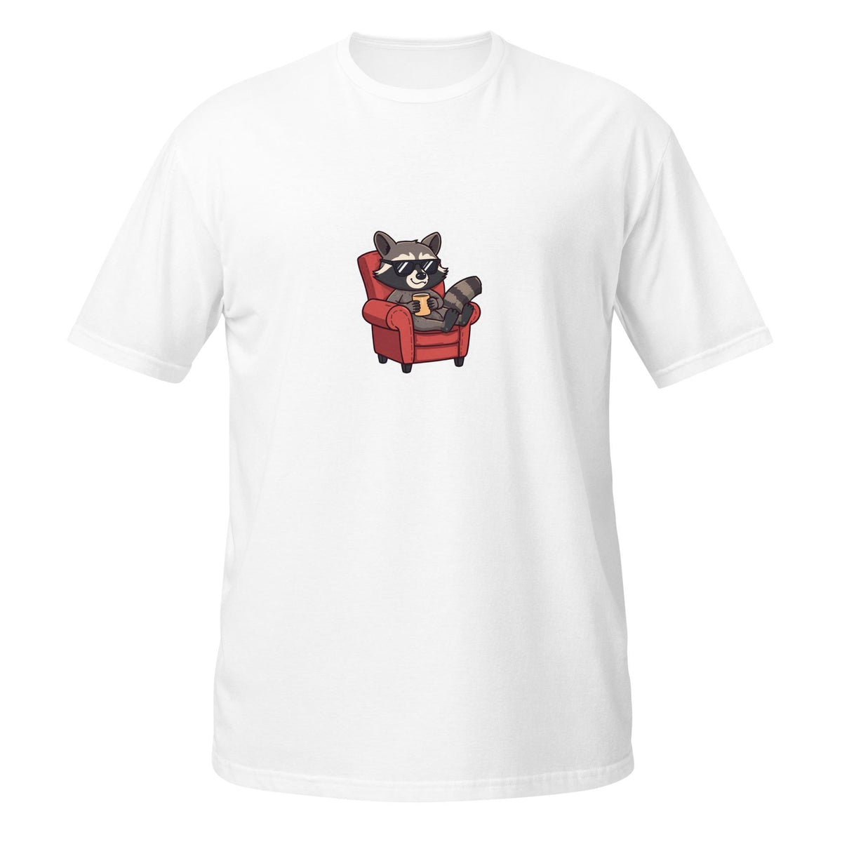 Raccoon Shirt Lazy Trash Panda Tee Funny Couch Introvert Gift for Her Weekend Vibe Cozy Animal Lover T-Shirt