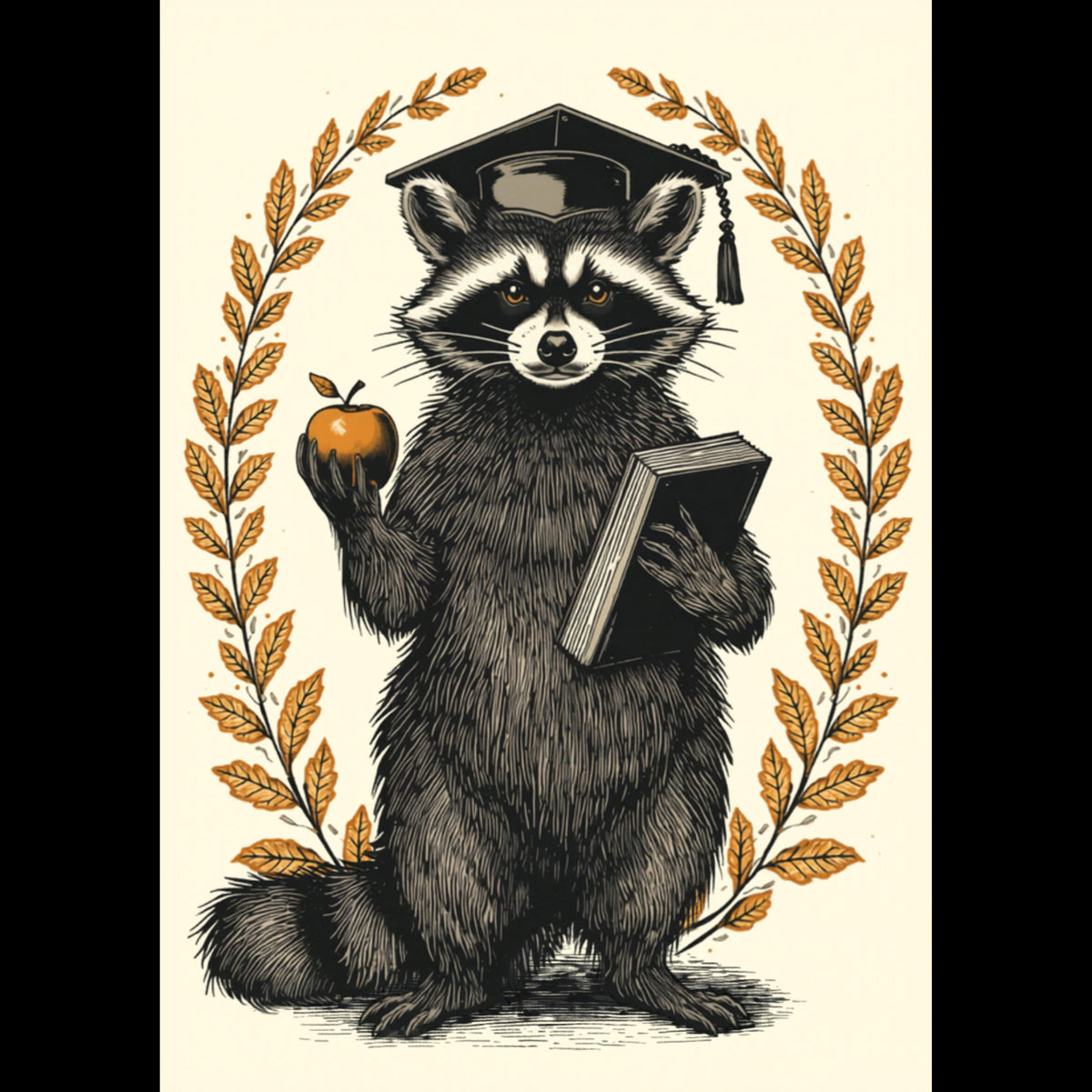 Cute Raccoon Shirt Vintage Trash Panda Tee Cottagecore Aesthetic Gift For Her Funny Wildlife Animal Lover Birthday Graphic T-Shirt