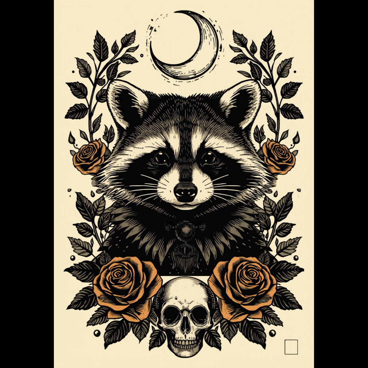 Raccoon Hoodie Sweatshirt Vintage Cottagecore Trash Panda Funny Animal Lover Gift Cozy Aesthetic Pullover Unisex Hoodie For Men Women