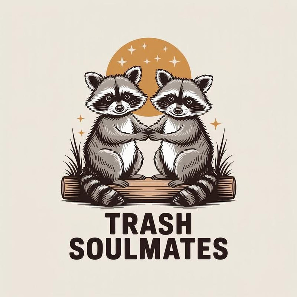 Matching Raccoon Hoodie Funny Couple Gift Trash Soulmates Anniversary His and Hers Valentine's Day Boyfriend Girlfriend Sweatshirt