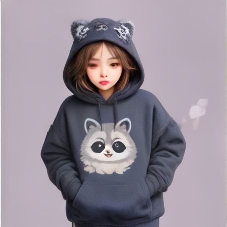 Funny Raccoon Paris Hoodie Trash Panda Eiffel Tower Sweatshirt France Travel Gift Cute Animal Lover Sweater Unisex Men Women Trendy