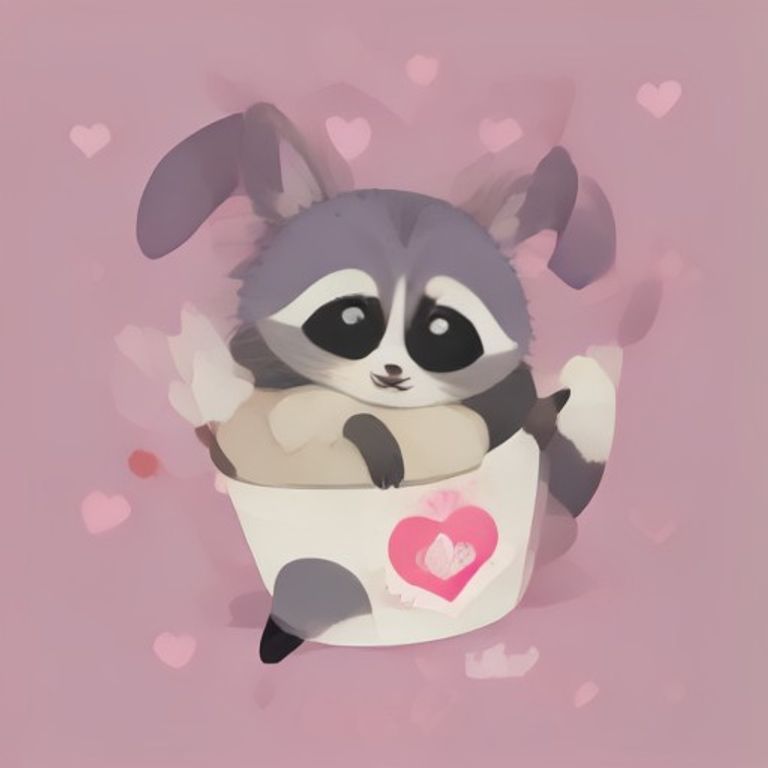 Valentine Raccoon Shirt | Trash Panda Couple Heart | Cute Valentines Day Gift Tee