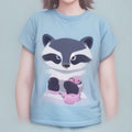 Programmer Raccoon Shirt | Funny Trash Panda Coding Tee | Coder Developer Gift