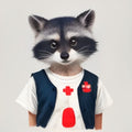 Emotional Support Raccoon Shirt | Funny Trash Panda Mental Health Tee | Introvert Gift