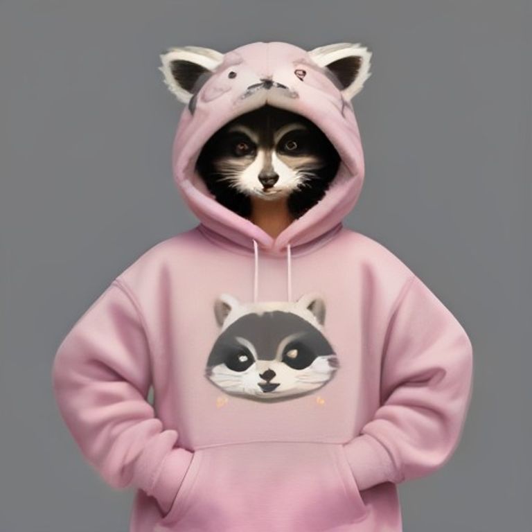 Raccoon Hoodie Cute Vintage Trash Panda Sweatshirt Cottagecore Aesthetic Animal Lover Gift For Her Him Funny Cozy Pullover