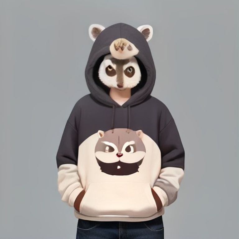 Raccoon Hoodie Sweatshirt Vintage Cottagecore Trash Panda Funny Animal Lover Gift Cozy Aesthetic Pullover Unisex Hoodie For Men Women